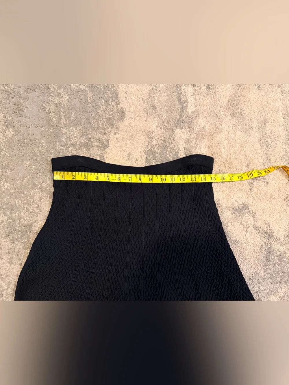 Women's Cabi Black Textured A-Line Skirt